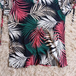 Blusa acetinada