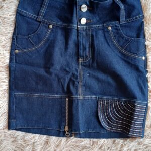 Saia jeans curta